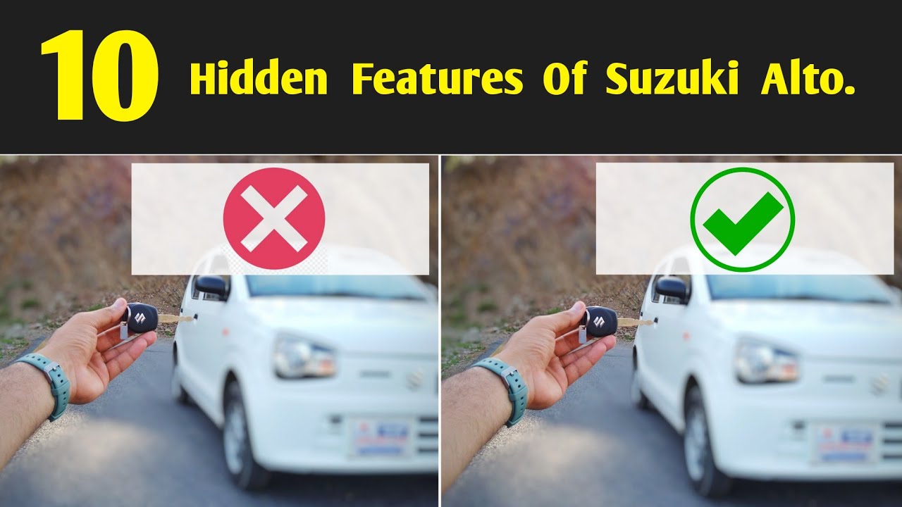Suzuki 10 Hidden Features Of Suzuki Alto Hidden Features