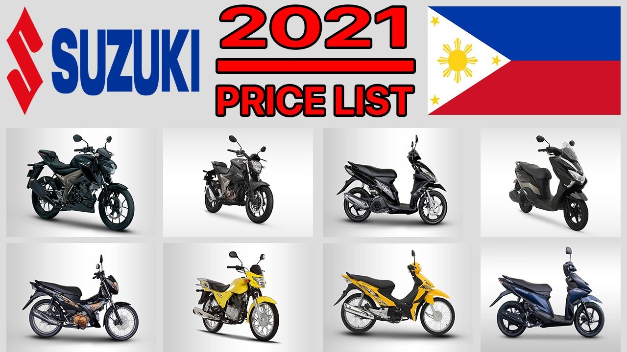 Suzuki SUZUKI MOTORCYCLE PRICE LIST IN PHILIPPINES 2021 Moi nhat