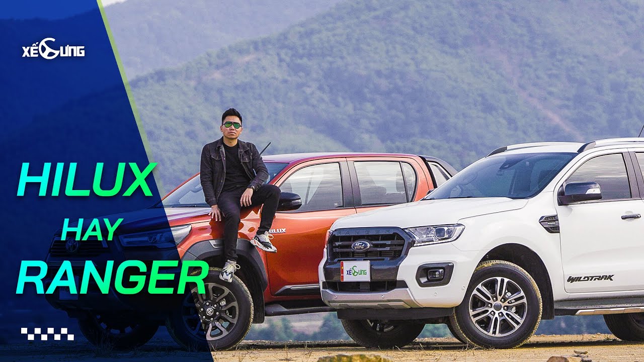Xe Cung Ford Ranger vs Toyota Hilux cuoc doi dau