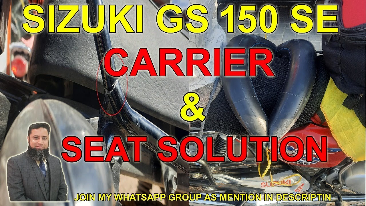 Suzuki SUZUKI GS 150 SE CARRIER AND SEAT SOLUTION ll