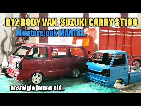 Suzuki body handmade rc van wpl d12 suzuki carry station