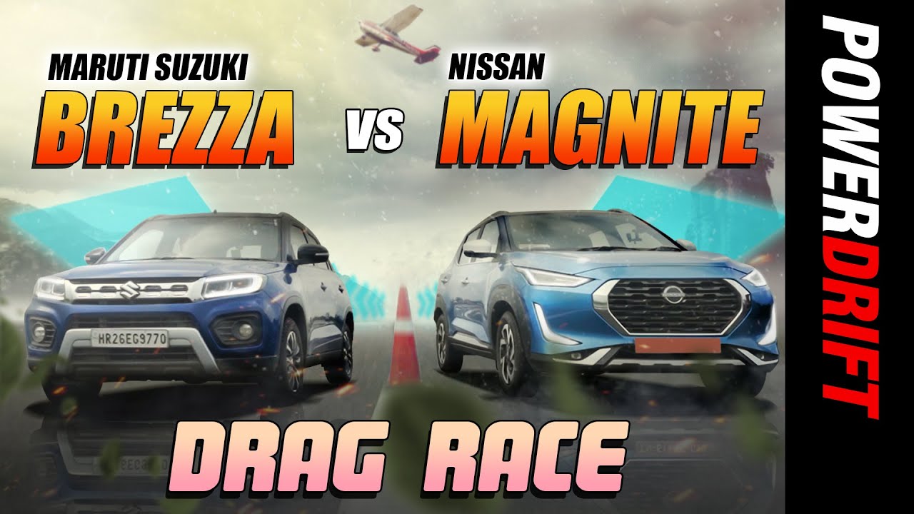 Suzuki Maruti Suzuki Brezza vs Nissan Magnite Drag Race