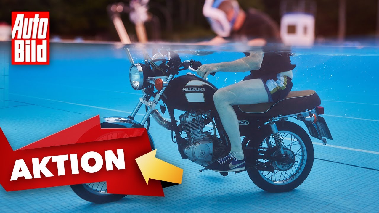 Suzuki Suzuki 125er 2021 Mit dem Motorrad durch39s Wasser Reportage mit